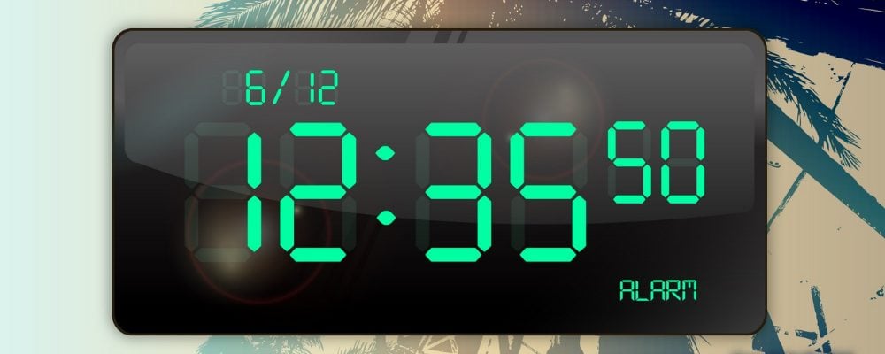 digital clock for windows 10