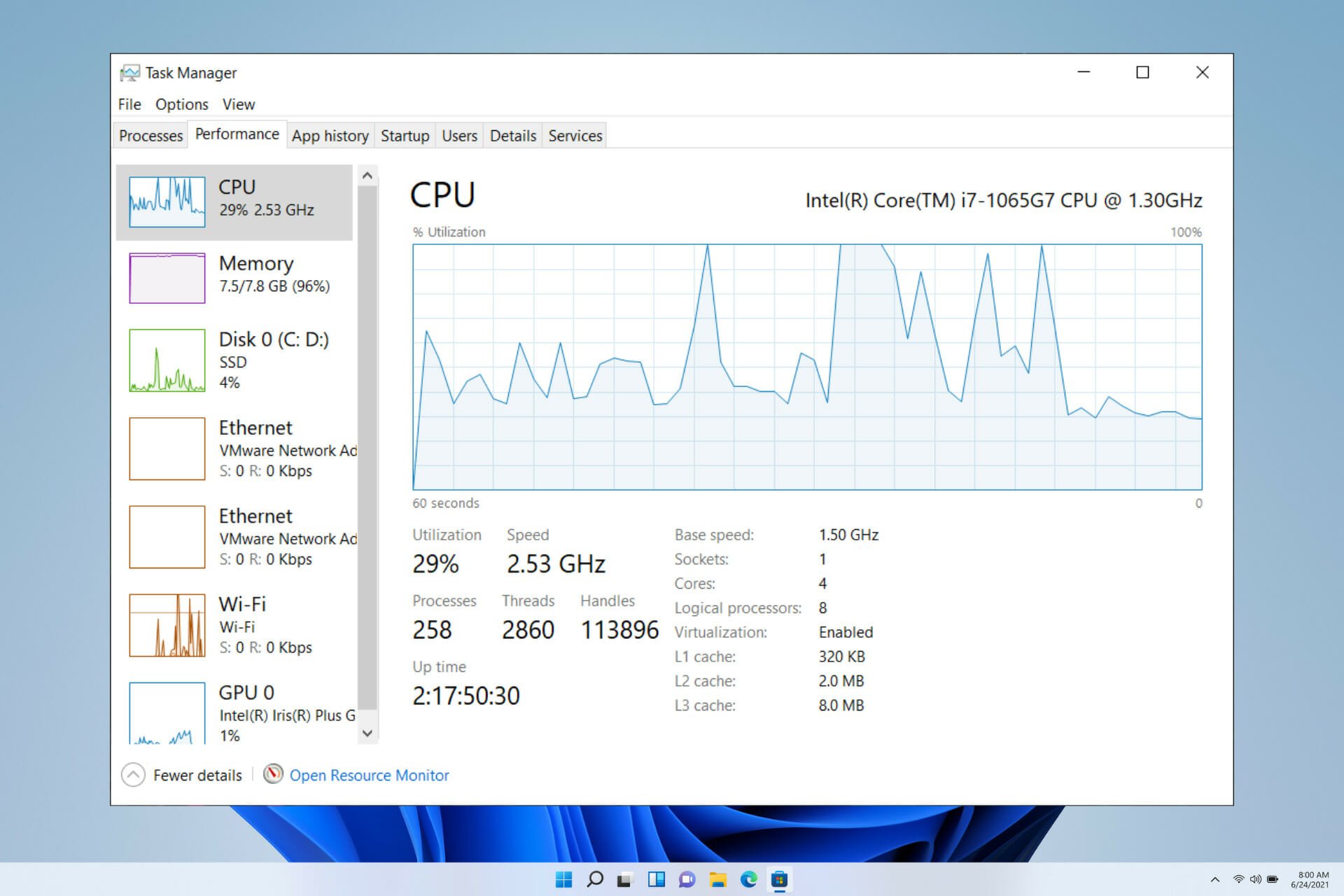 How to open Task Manager in Windows 11