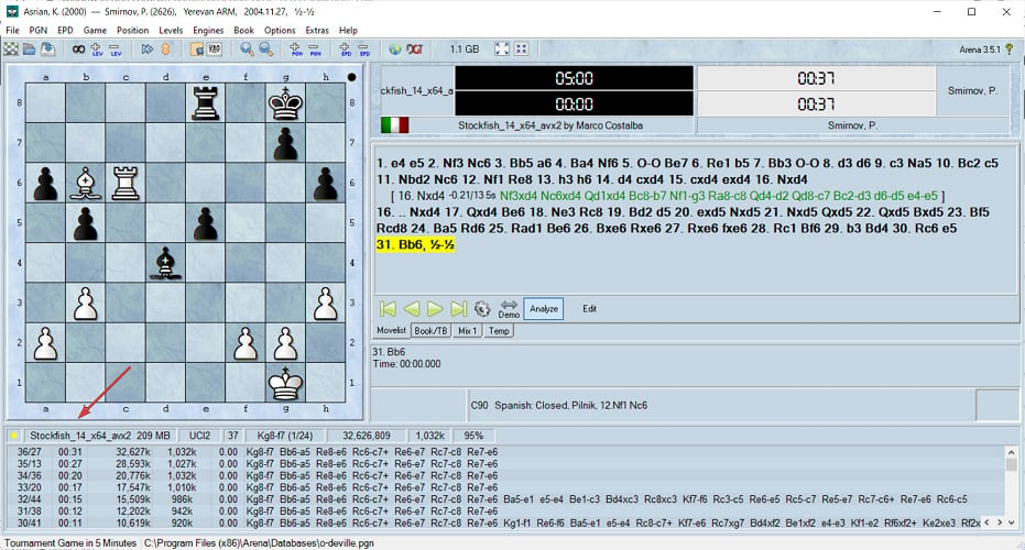 Chess Base Reader, l'interface d'échecs gratuite pour les débutants. 