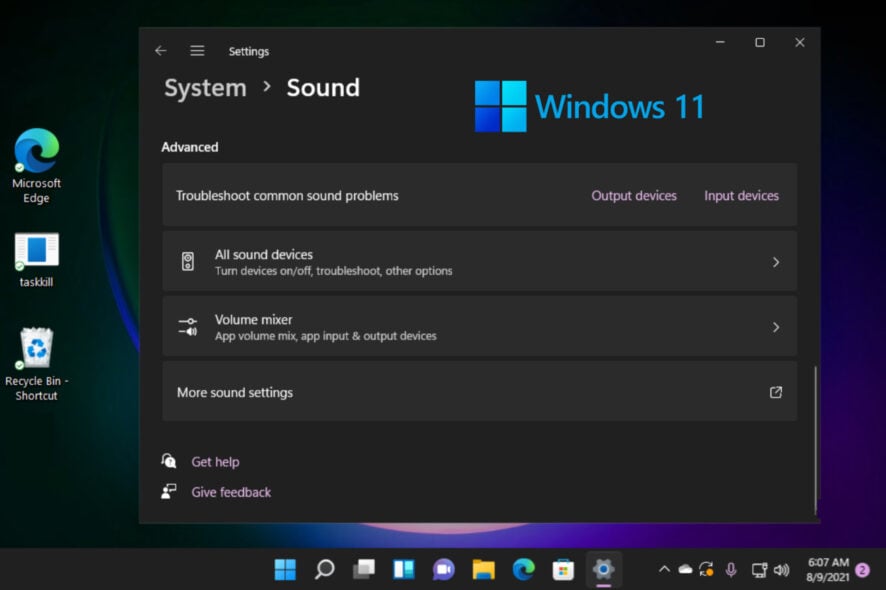 How to control sound volume for Windows 11 individual apps