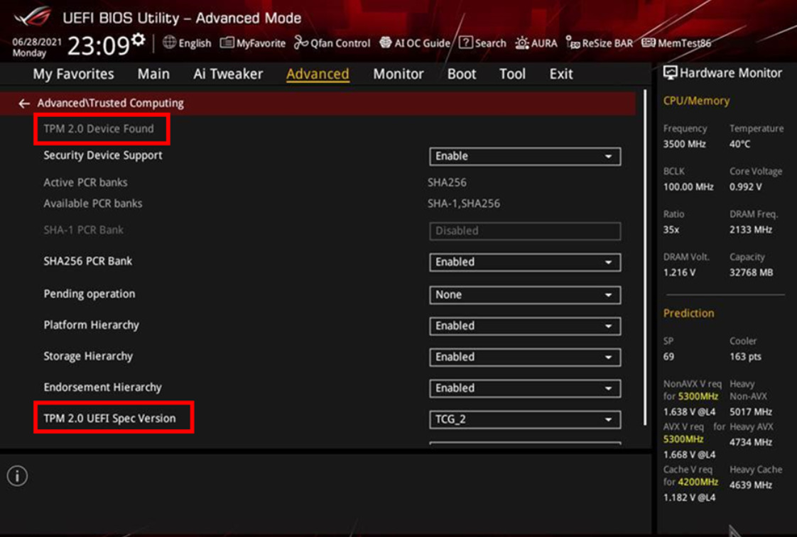 asus motherboard bios update windows 11