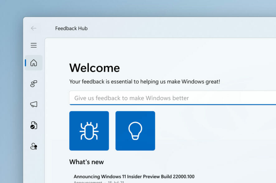 feedback hub