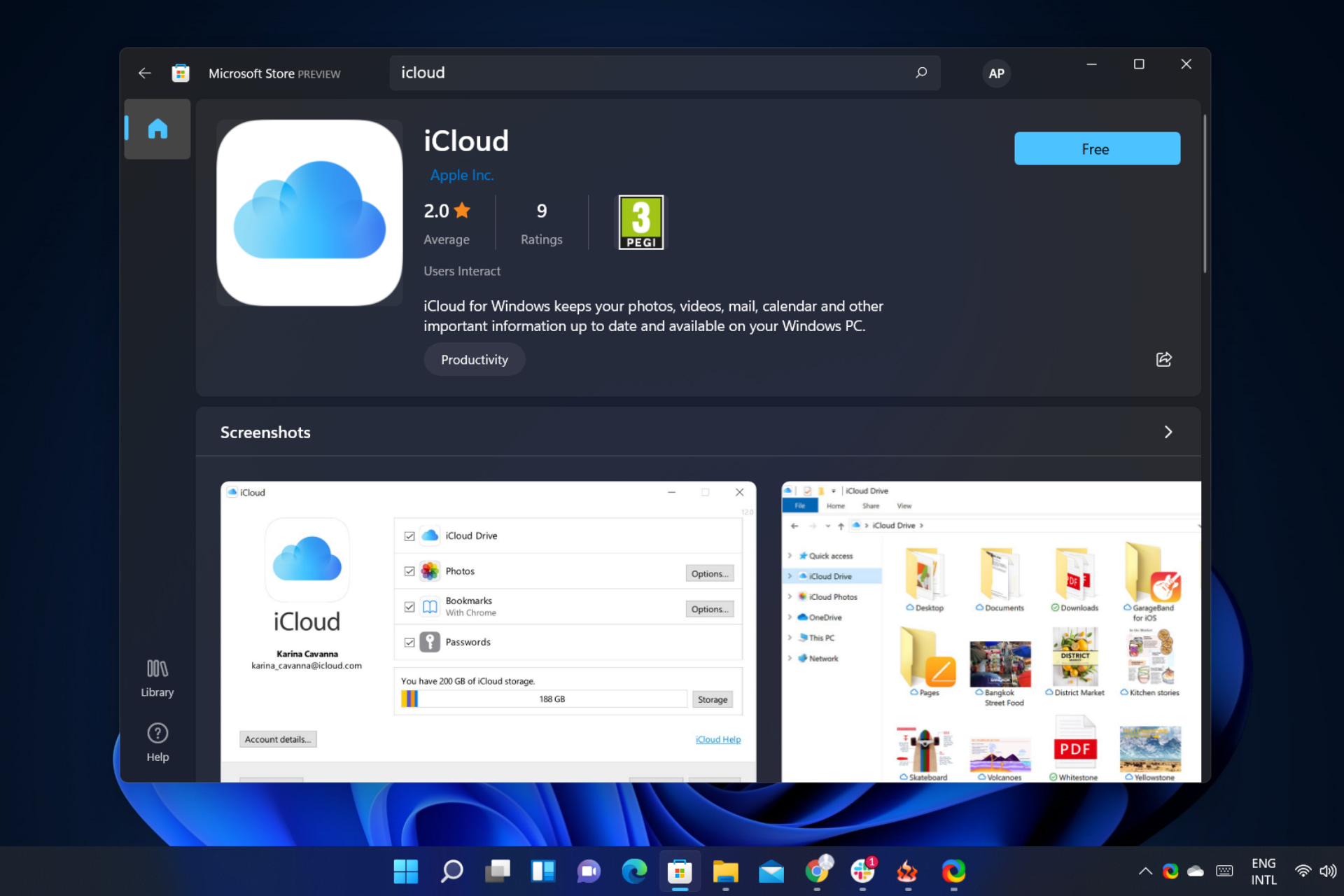 download latest icloud for windows 10