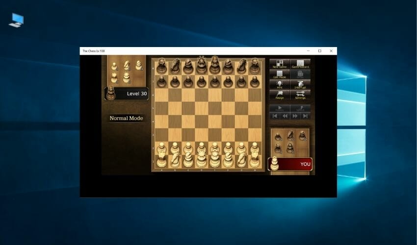 Beating Level 10 in Chess Titans 