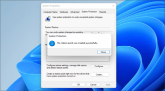 2 Easy Steps to Create a Restore Point in Windows 11