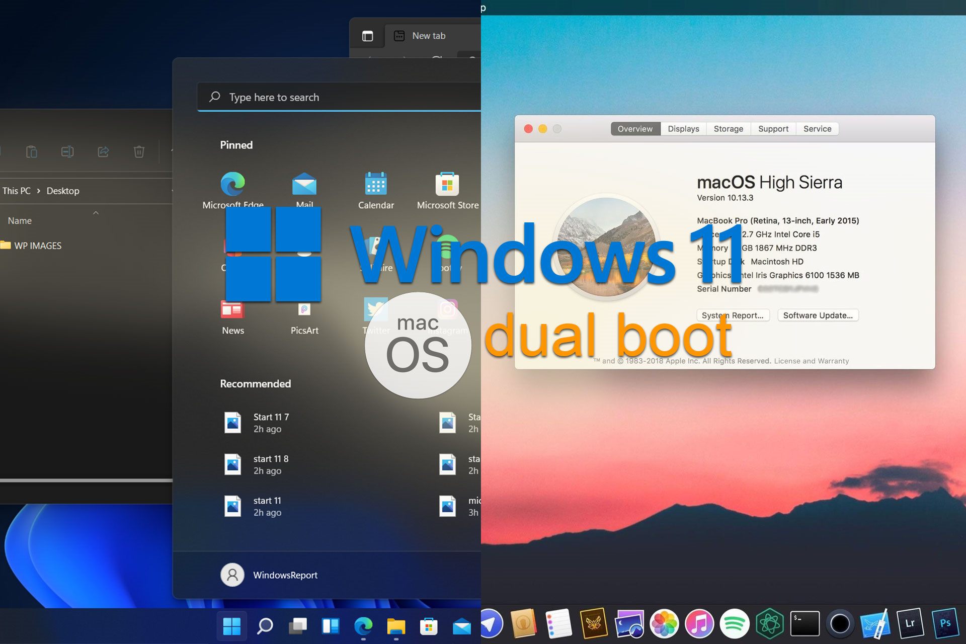 install windows on a mac for duel booting