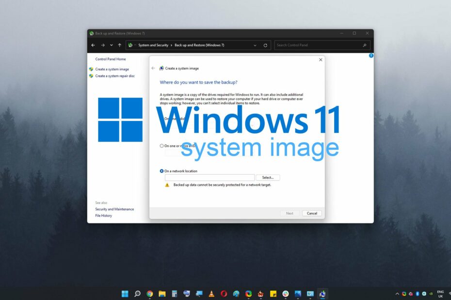 how to make system image windows 11