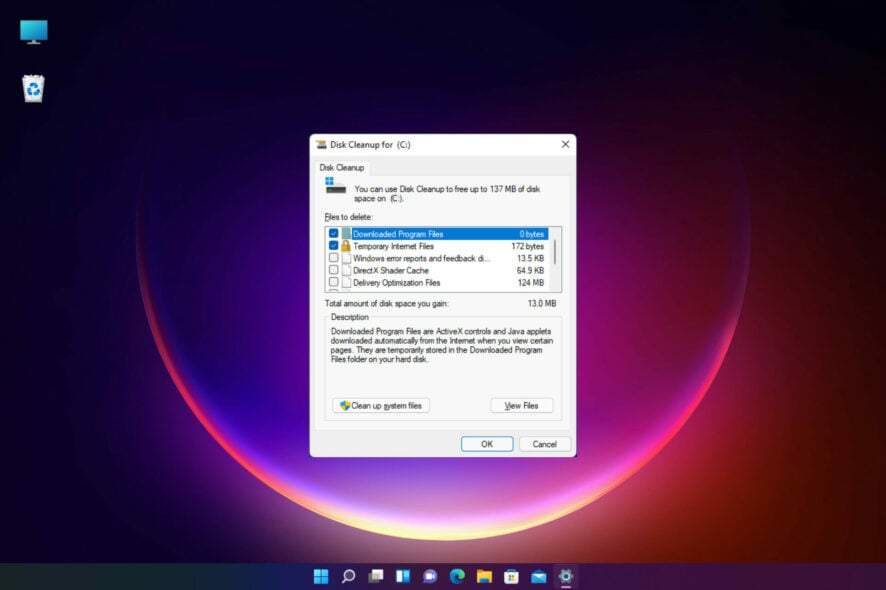 Do a Disk Cleanup in Windows 11