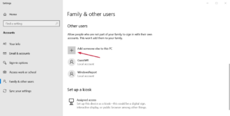 microsoft family change childs account password
