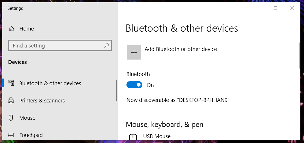 Bluetooth settings bluetooth speaker paired but not connected