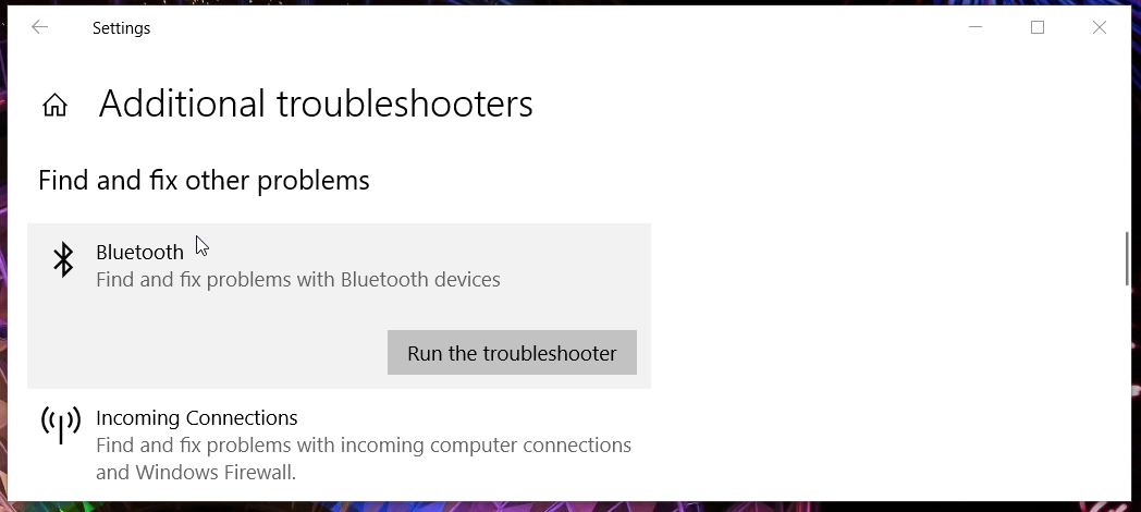Additional troubleshooters bluetooth speaker paired but not connected