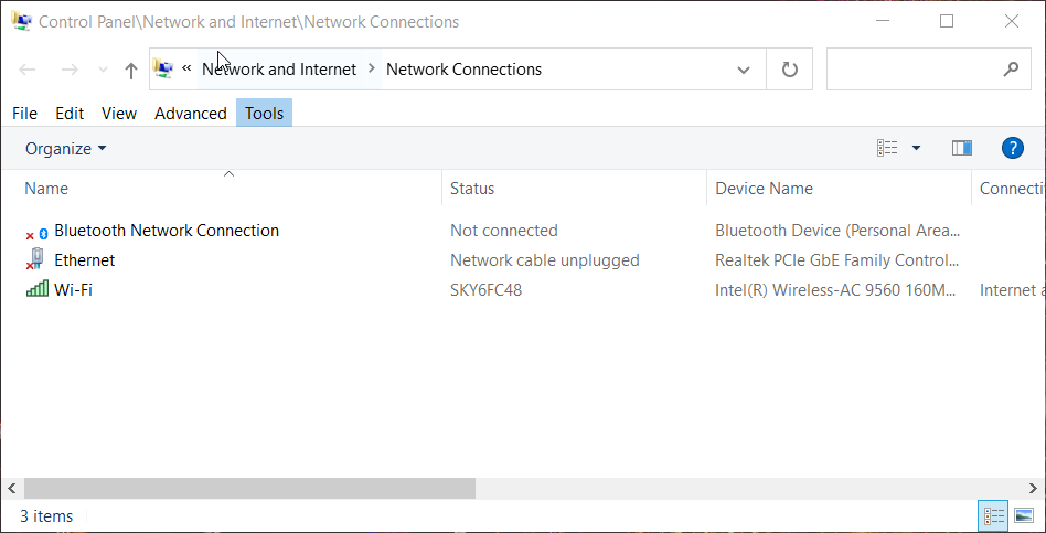 Network Connections you have been disconnected from blizzard services