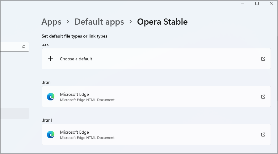 default apps list windows 10