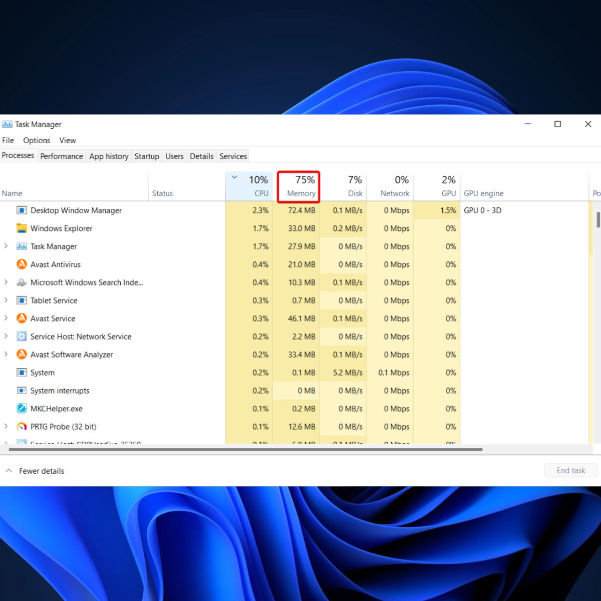Can I make Windows 11 use less RAM?