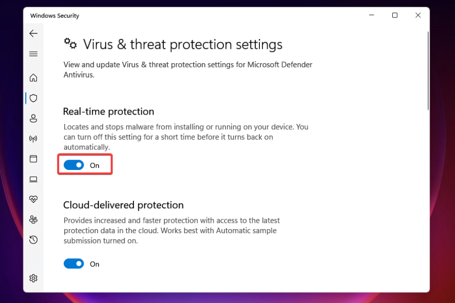 Windows 11 Virus and Threat Protection Not Working [Fix]