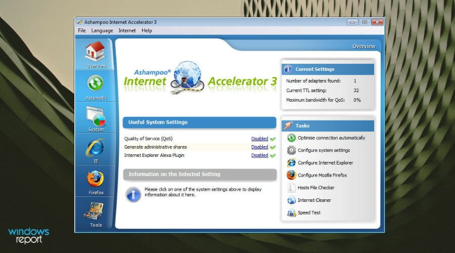 internet connection software