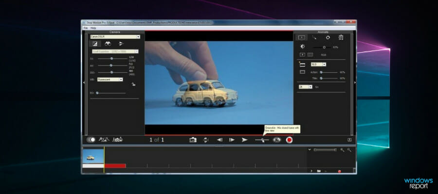 stop motion animation software for canon