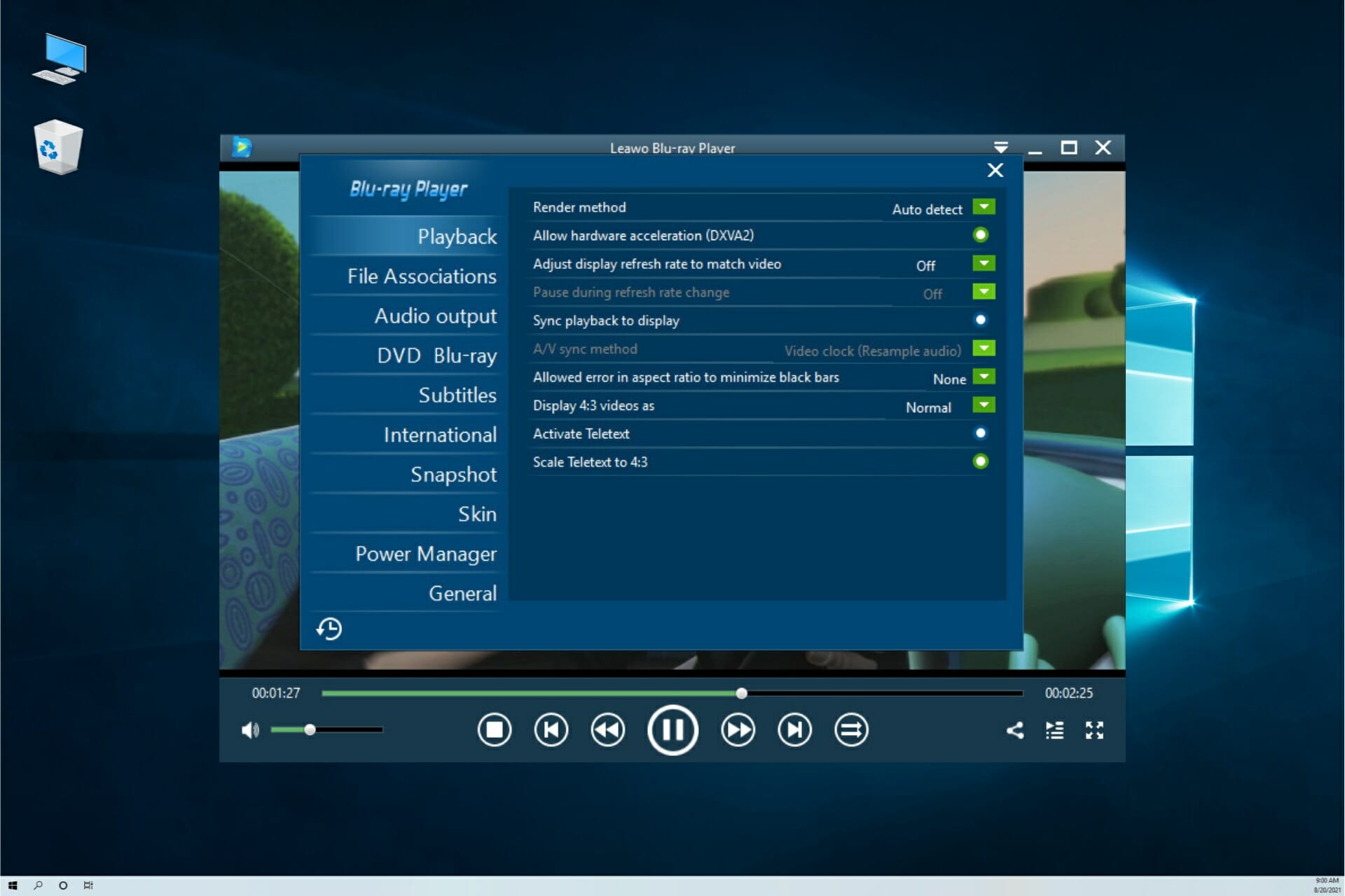 lightweight video player win xpp