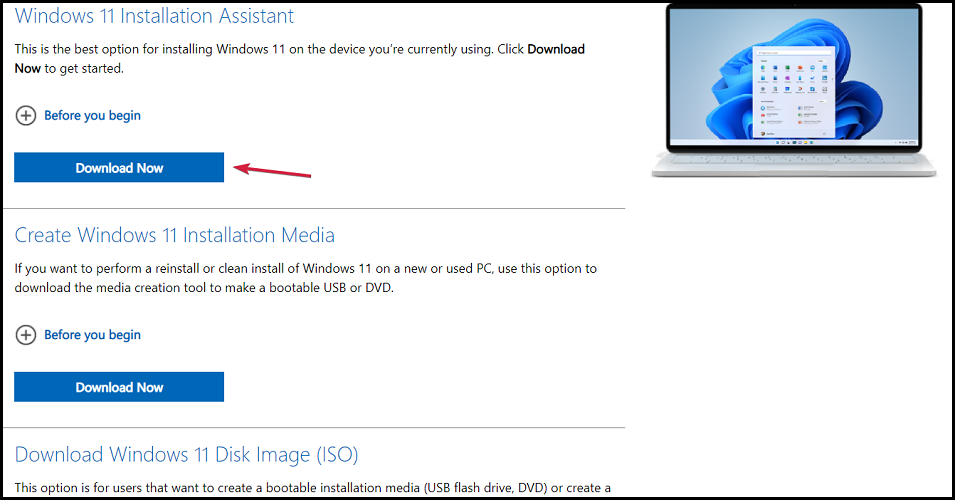 Download Windows 11 Installation Assistant For Your PC
