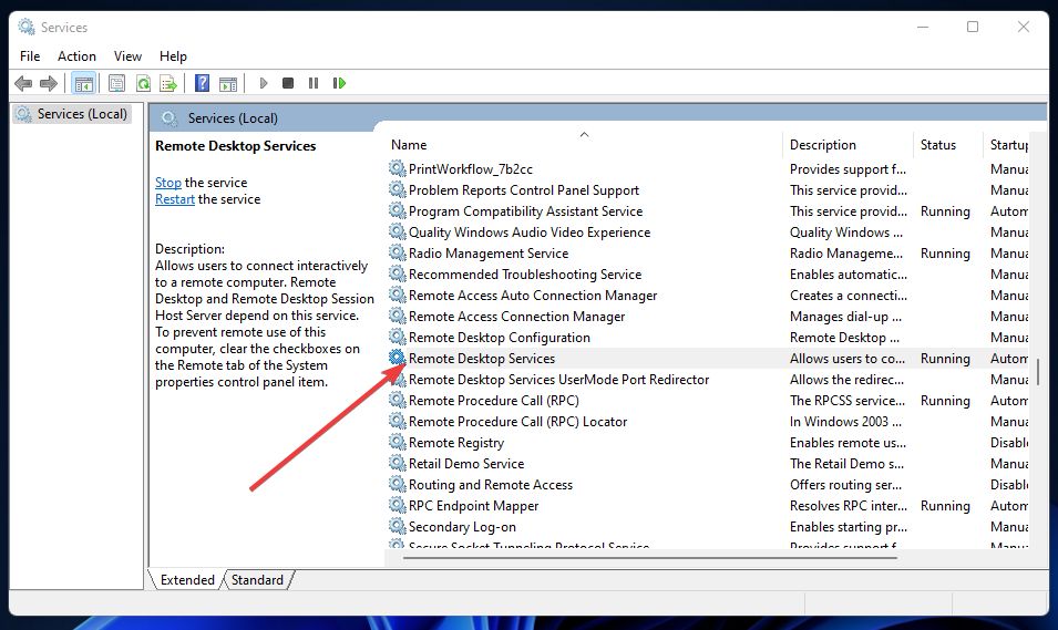 microsoft remote desktop connection manager reg settings description off