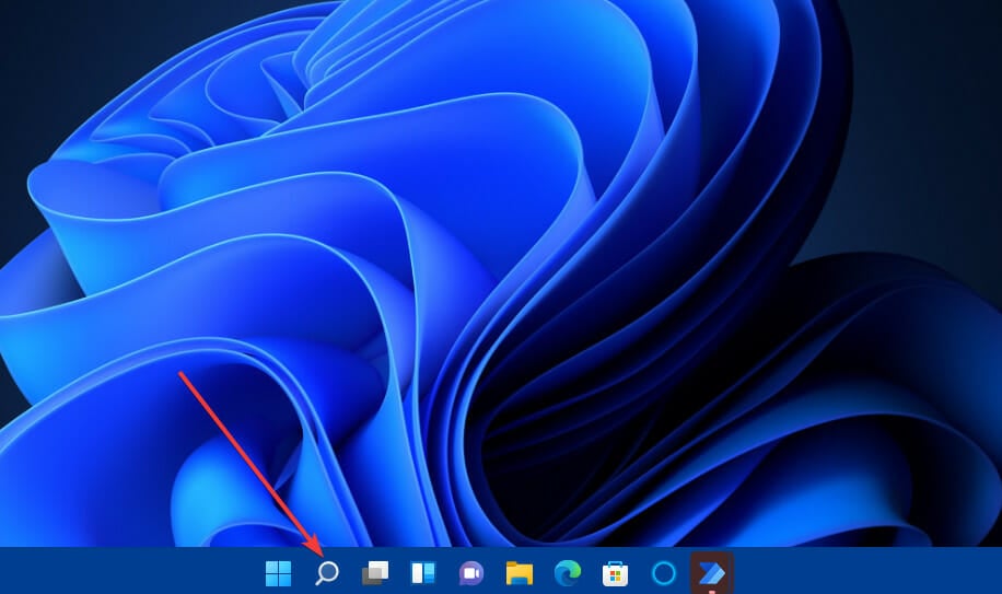 The magnifying glass button automate tasks windows 11