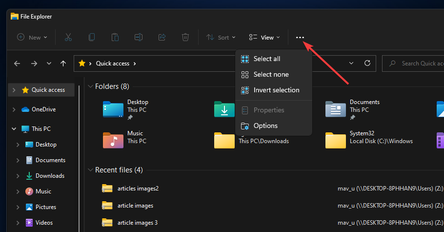 The See more button windows 11 search indexing was turned off