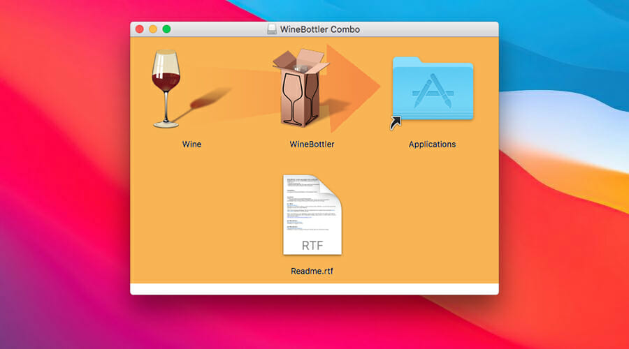 winebottler windows disc mac