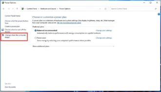 How to fix sleep mode on Windows 11