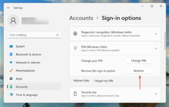 Can't Remove PIN on Windows 11: Use These 3 Ways to Fix it