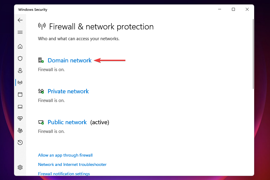 Disable firewall to install Nvidia drivers in Windows 11
