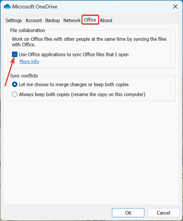 disable to fix office keeps asking me to sign in