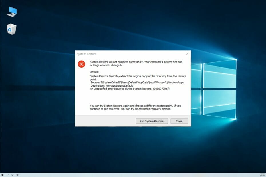 0x800700b7 in System Restore: Use These 7 Simple Solutions
