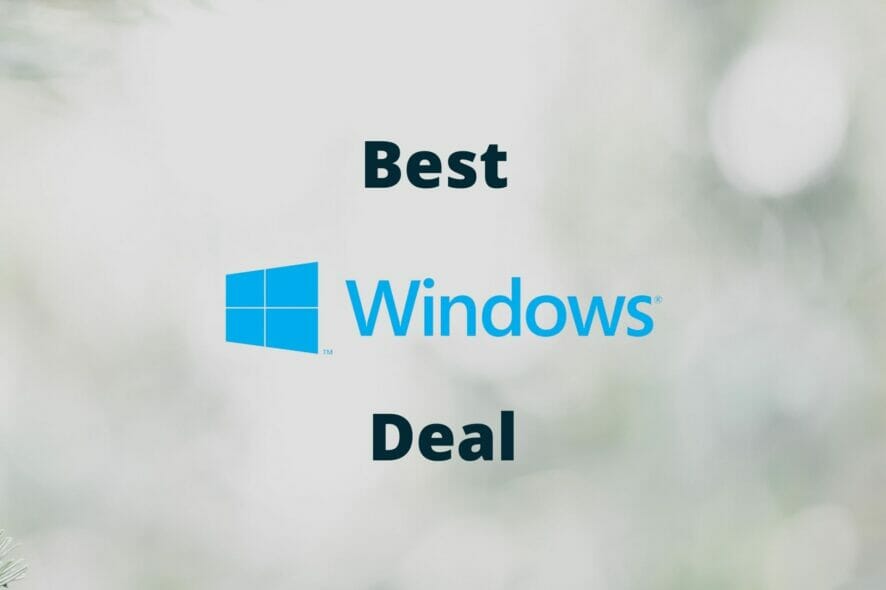 windows10 best Christmas deal