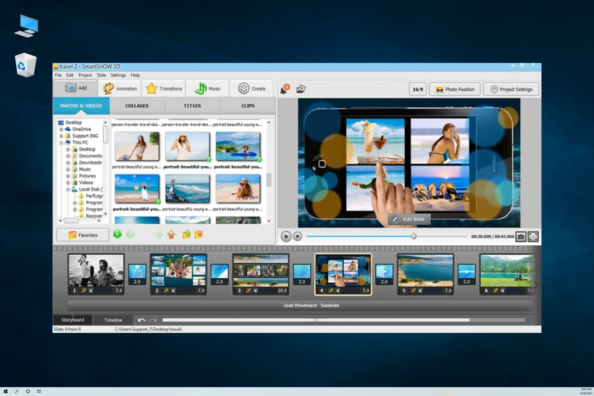 El mejor software de presentación de diapositivas de fotos