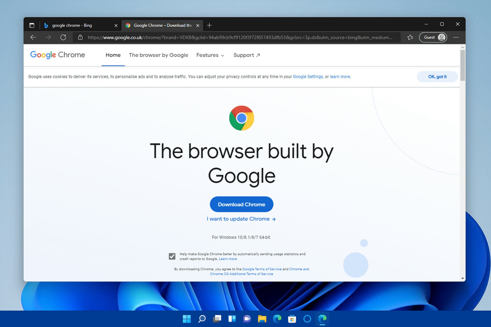 vista page not found firefox download chrome