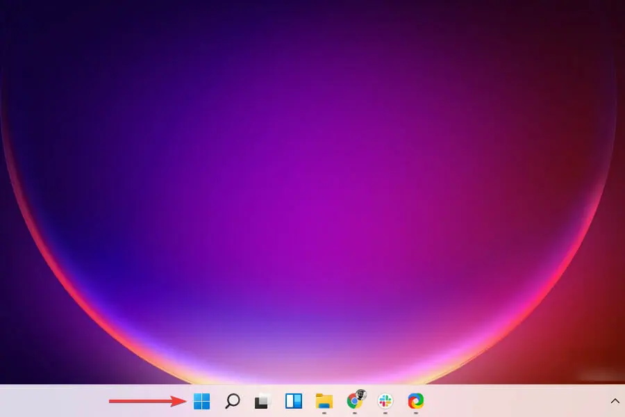 launch the Start menu to fix Windows 11 stuck in tablet mode