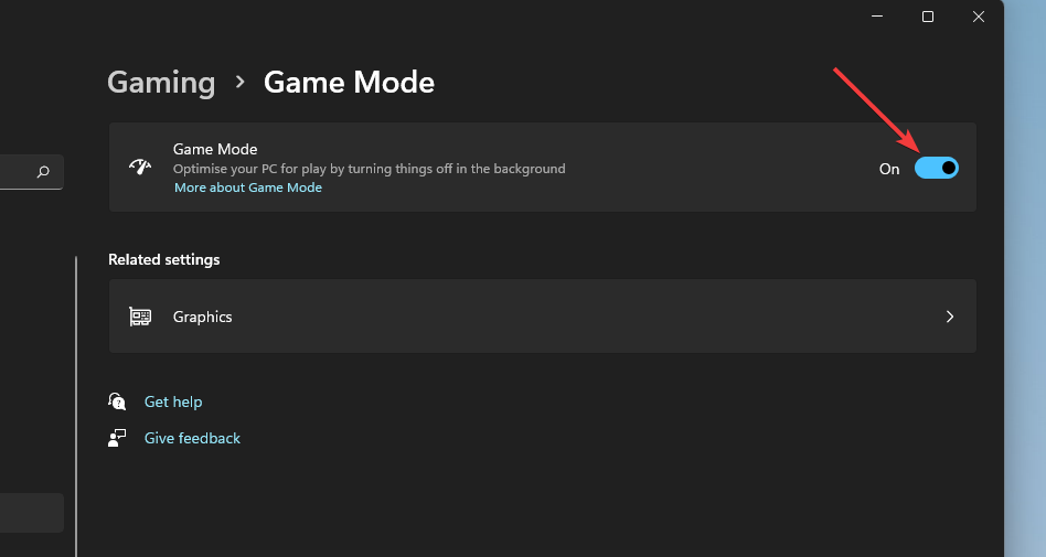 Game Mode option forza horizon 4 not working windows 11