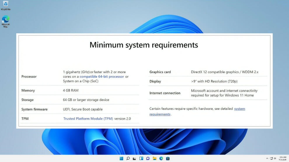 minimum system requirements invalid data access trap