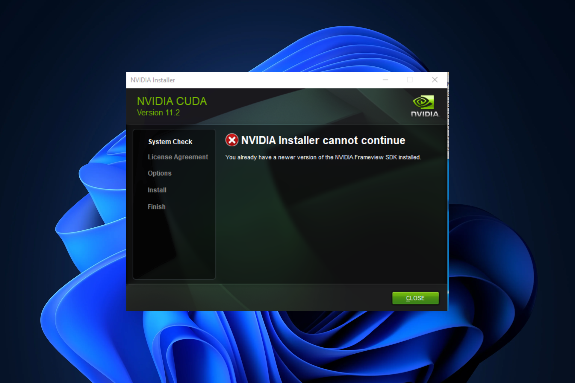 Solving nvidia installer issues hot sale