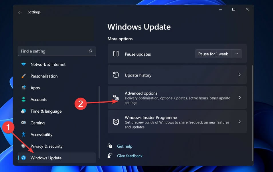windows-update-advanced-options kernel security check failure windows 11