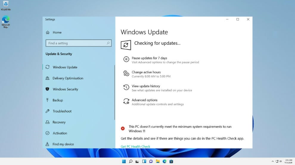 update check   windows 11 update error 0x80070422