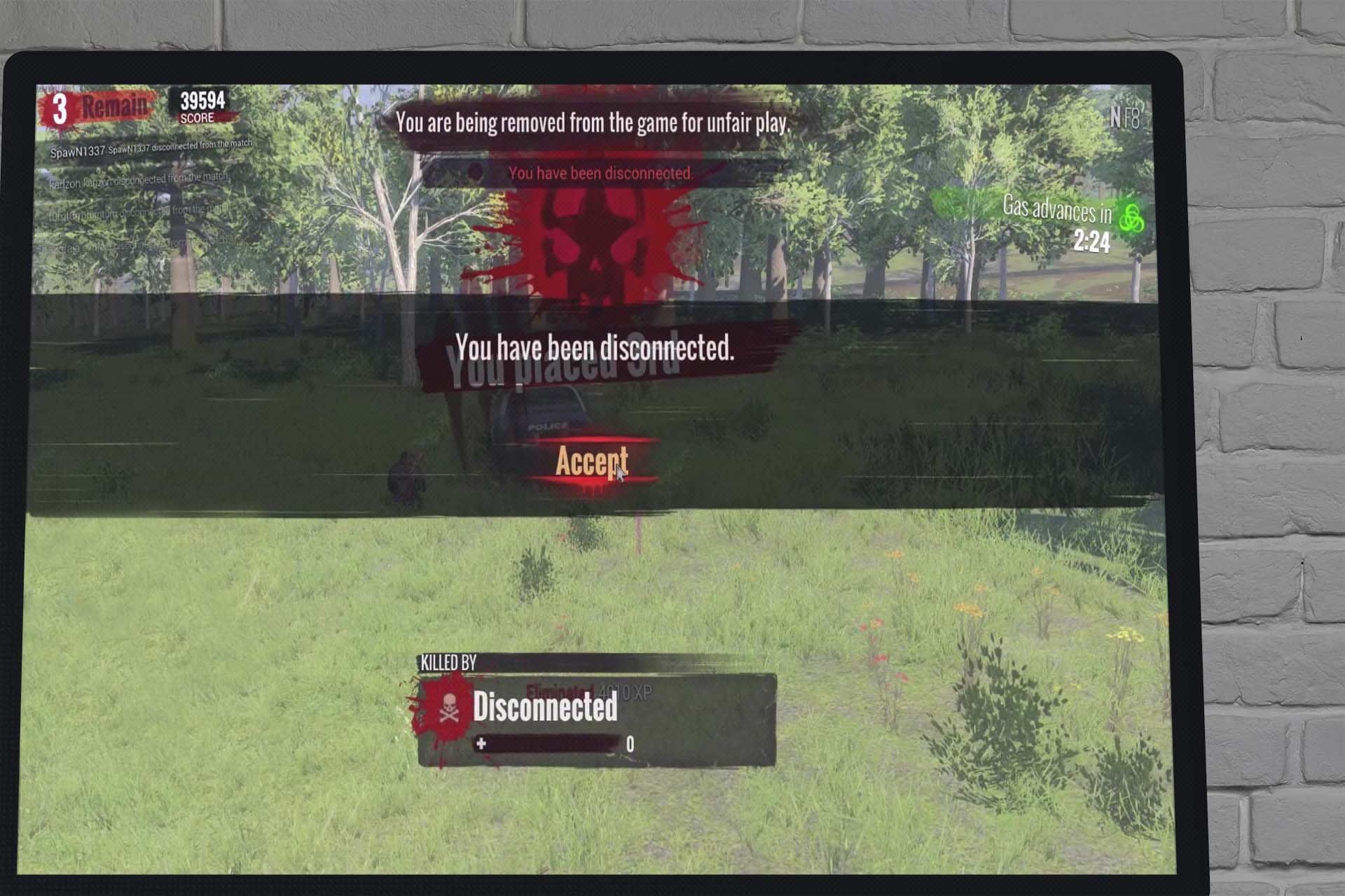 How to fix h1z1 you have been disconnected
