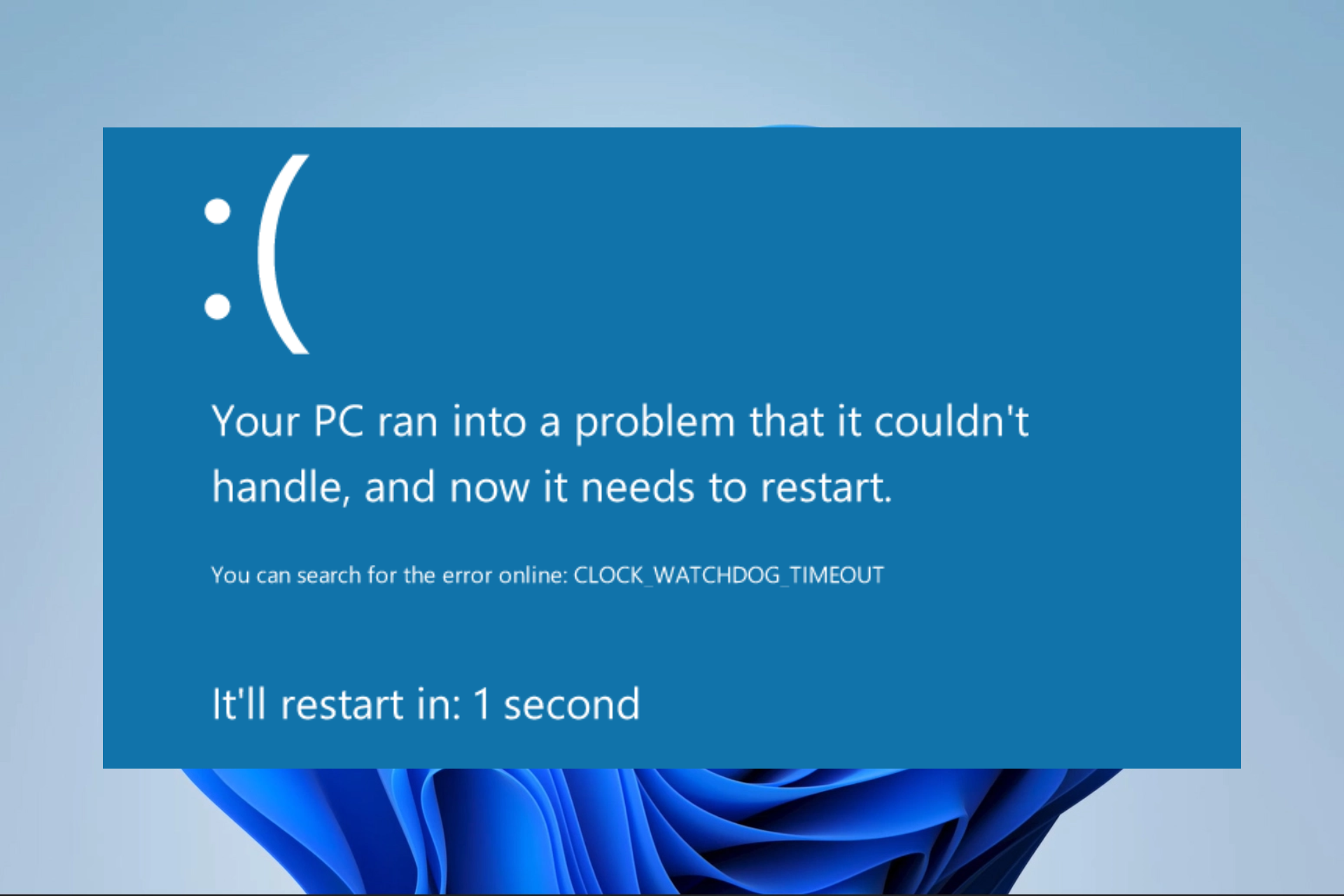 7 Ways To Fix Clock Watchdog Timeout Error In Windows 11