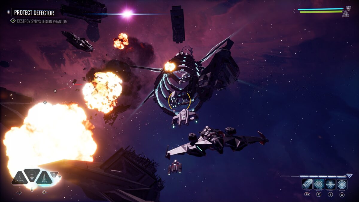 Chorus game review fastpaced space combat