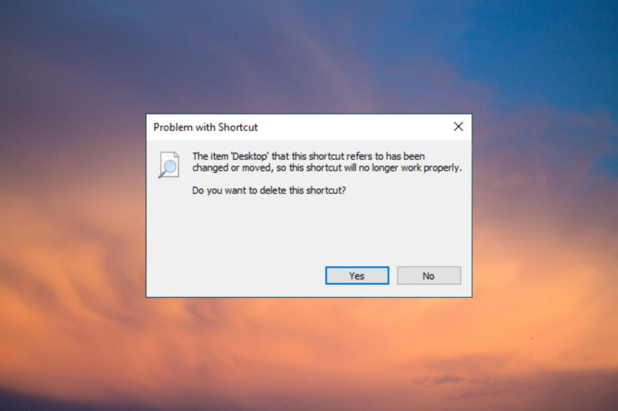 How to fix Desktop Shortcuts not Working on Windows