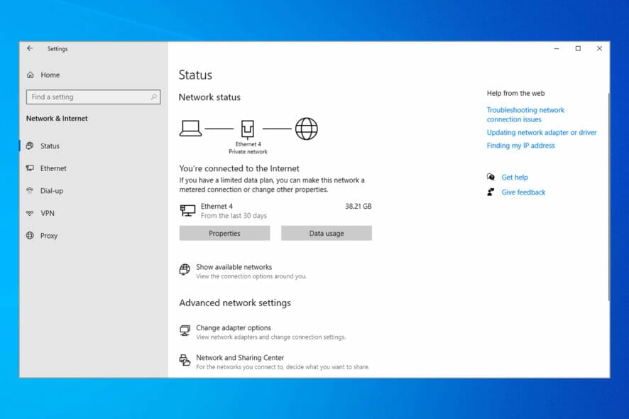 Ethernet not working in Windows 10 11