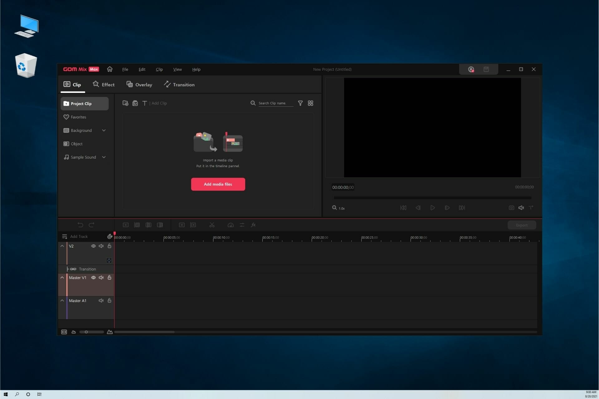 How to edit videos with Gom Mix Max video editor