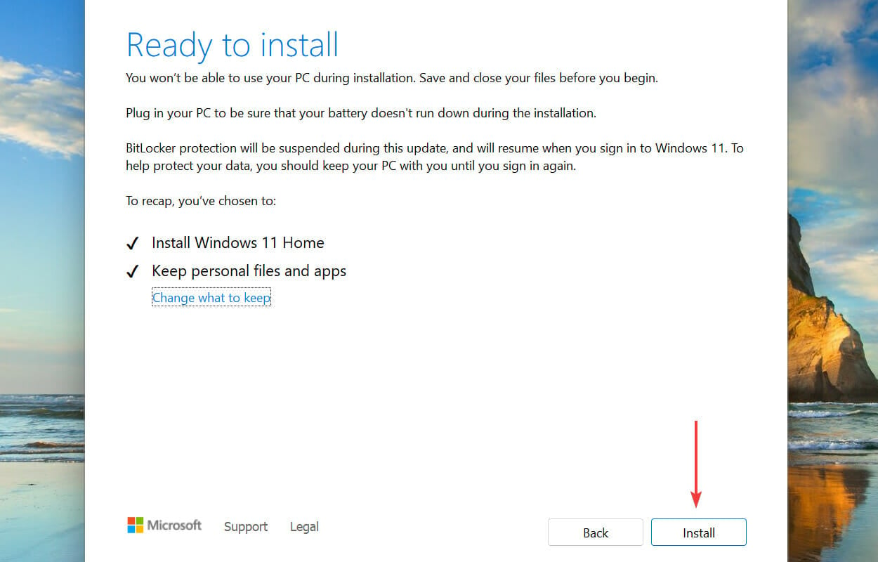 Install the OS to fix windows 11 install error - 0x800f0831
