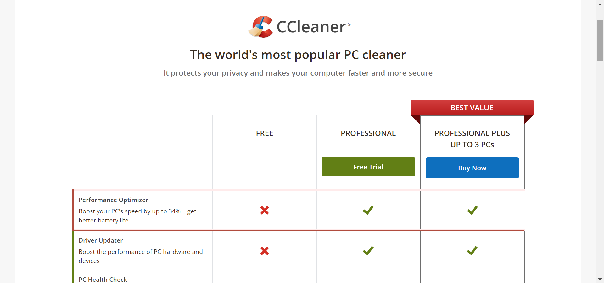Download CCleaner to fix can't print from gmail
