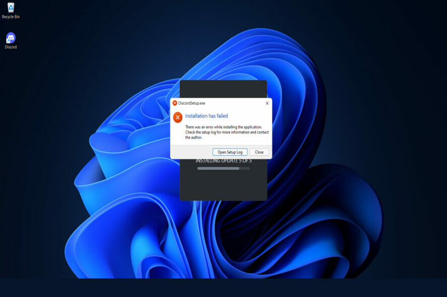 Discord installation has failed on Windows 11? Try these fixes